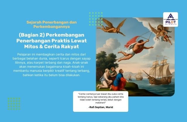 (Bagian 2) Perkembangan Penerbangan Praktis Lewat Mitos & Cerita Rakyat